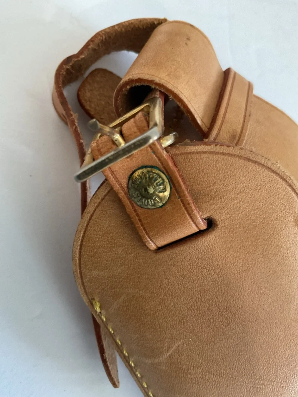 Louis Vuitton Vachetta  Leather Luggage Tag with Strap